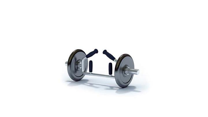 渲染模型_哑铃004