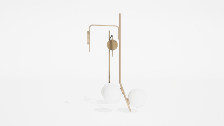 渲染模型_壁灯1039