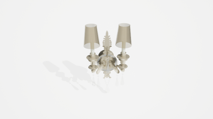 渲染模型_壁灯1072