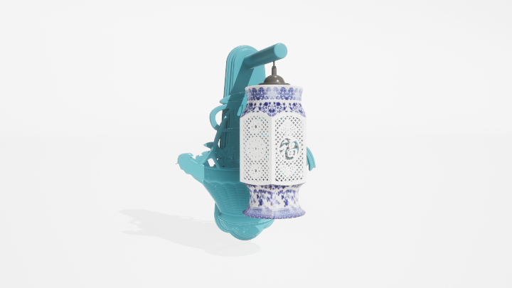 渲染模型_壁灯1122