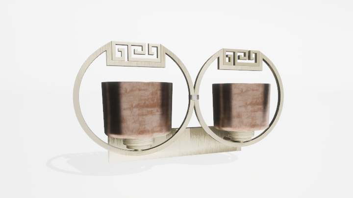 渲染模型_壁灯1157