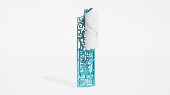 渲染模型_壁灯1183