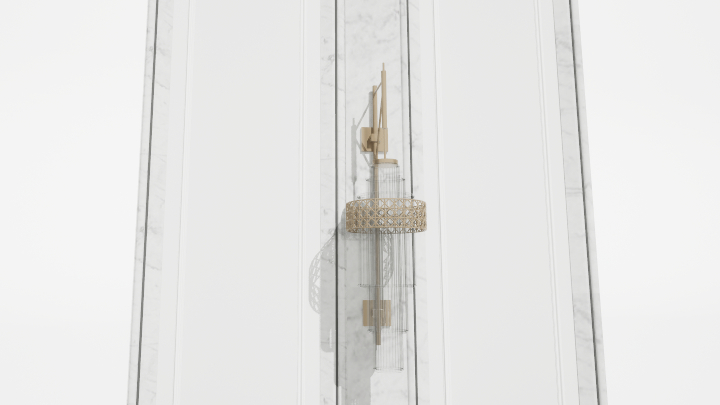 渲染模型_壁灯951