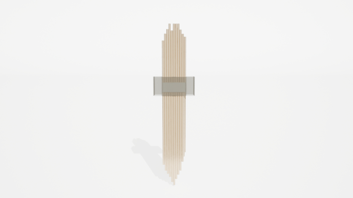 渲染模型_壁灯987