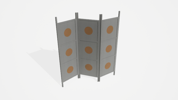 渲染模型_屏风201