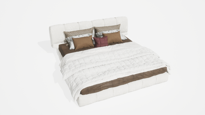 渲染模型_床3031