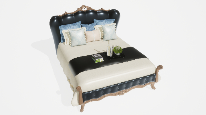 渲染模型_床3042