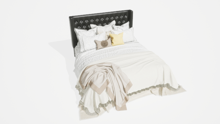 渲染模型_床3044