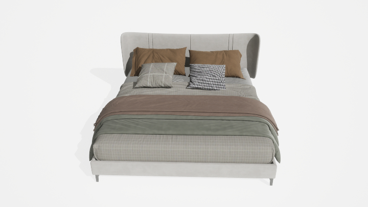 渲染模型_床3046