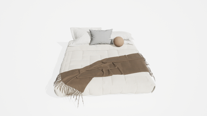 渲染模型_床3047