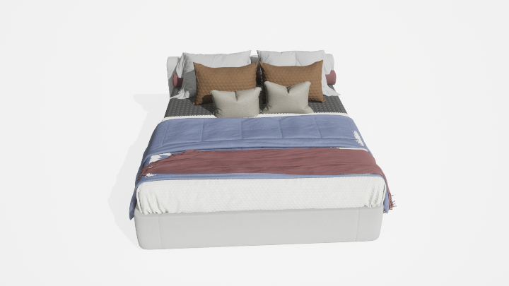 渲染模型_床3050