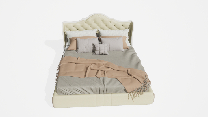 渲染模型_床3051