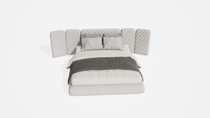 渲染模型_床3054