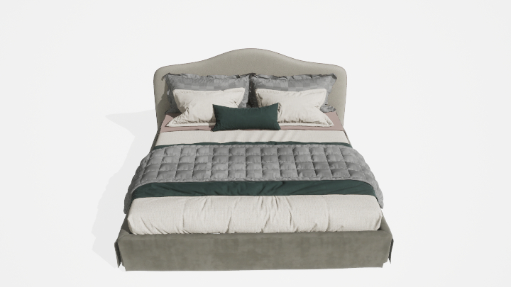 渲染模型_床3057