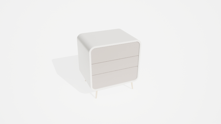 渲染模型_床头柜111