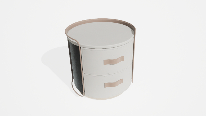 渲染模型_床头柜124