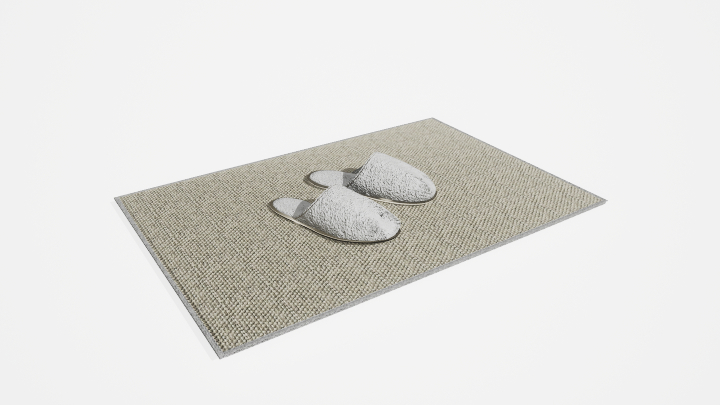 渲染模型_拖鞋018