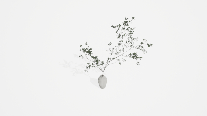 渲染模型_插花050