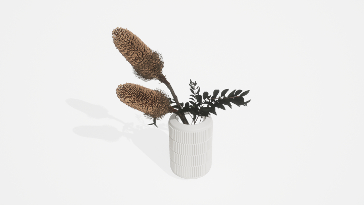 渲染模型_插花051