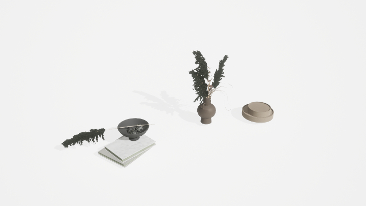 渲染模型_插花052