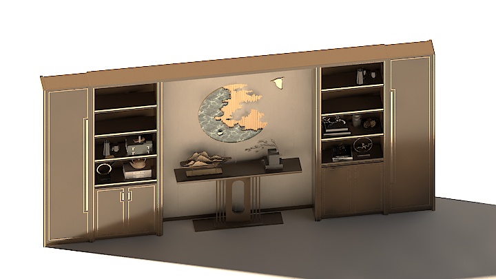 渲染模型_柜子2869