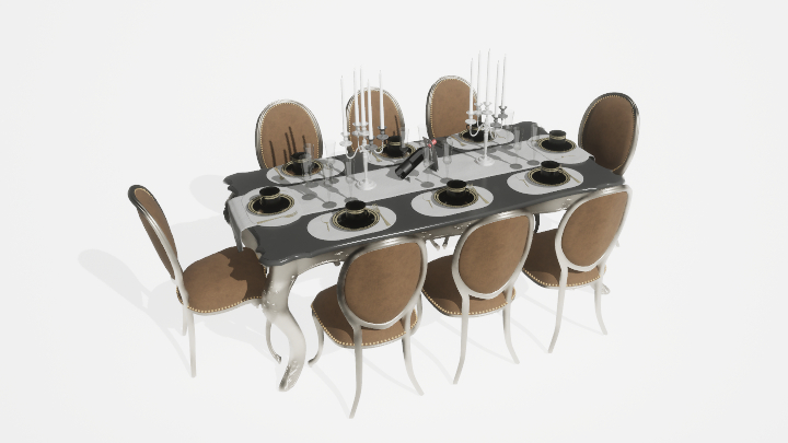 渲染模型_桌子2750