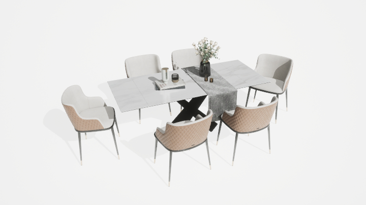 渲染模型_桌子2814