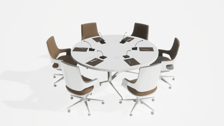 渲染模型_桌椅1315