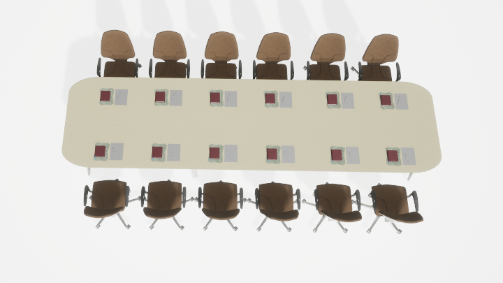 渲染模型_桌椅1322