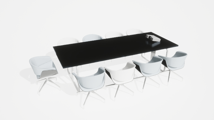 渲染模型_桌椅1327