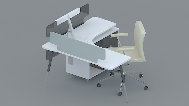 渲染模型_桌椅1337