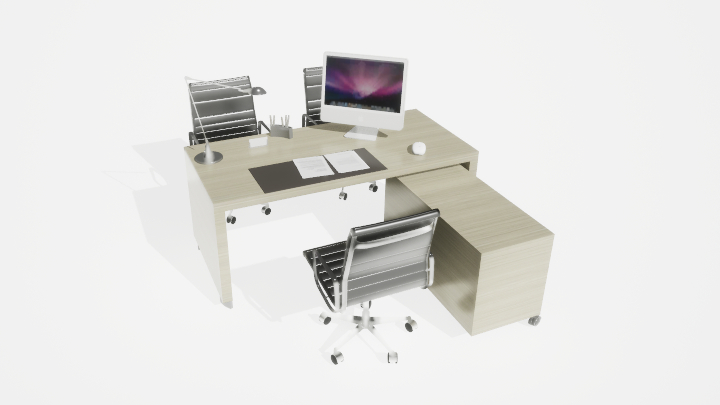 渲染模型_桌椅1342