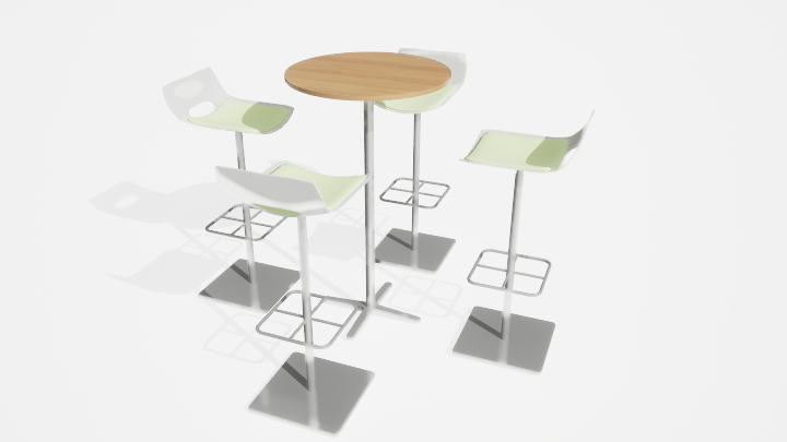 渲染模型_桌椅1343