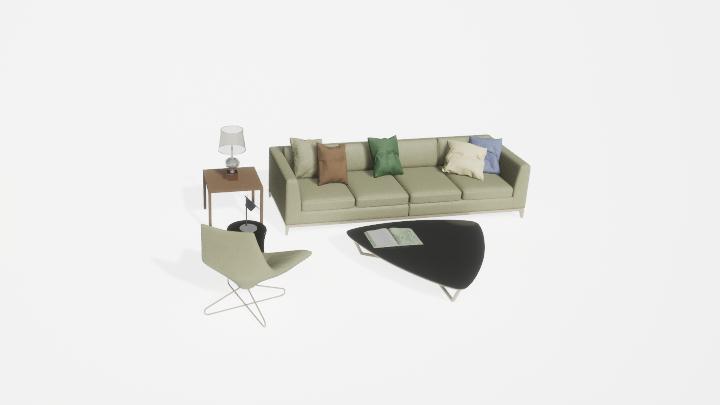 渲染模型_沙发8281