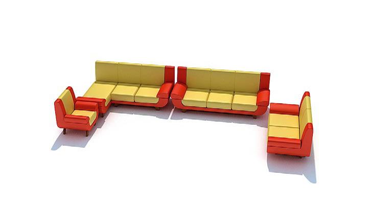 渲染模型_沙发8328