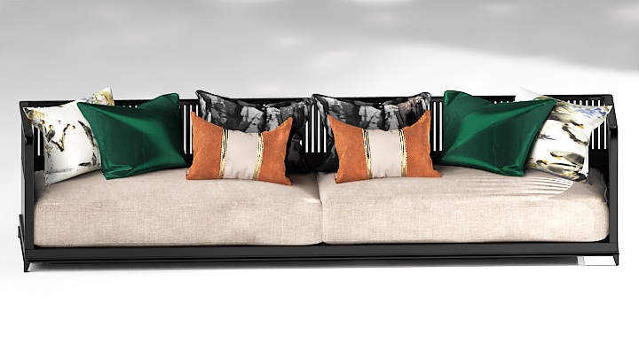 渲染模型_沙发8438