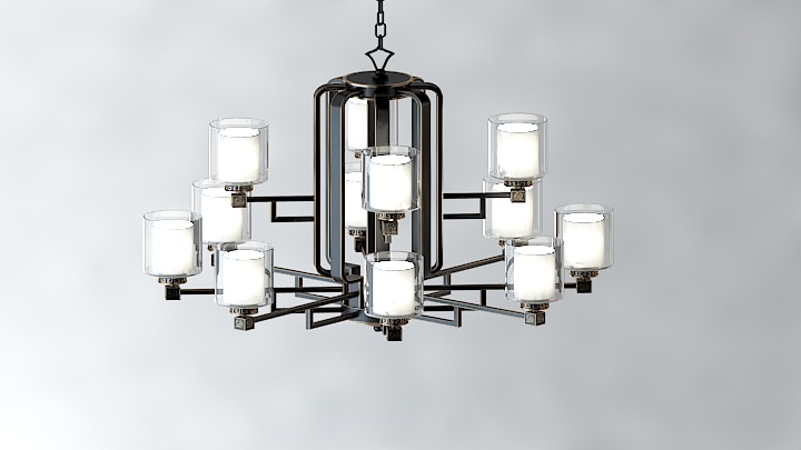 渲染模型_灯具1305