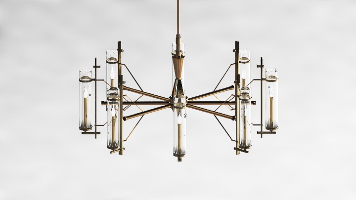 渲染模型_灯具1322