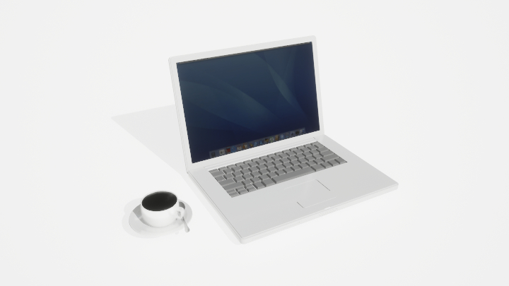 渲染模型_电脑123