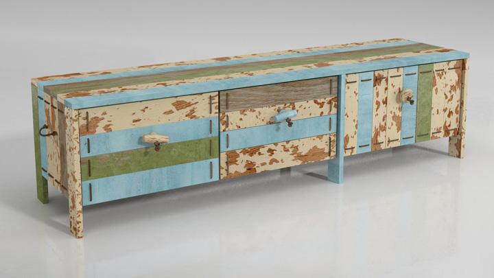 渲染模型_电视柜213