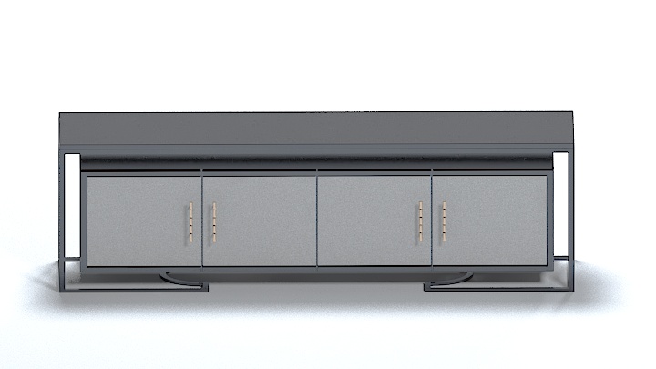 渲染模型_电视柜254