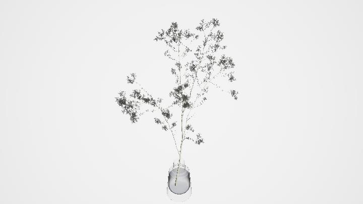 渲染模型_盆栽1003