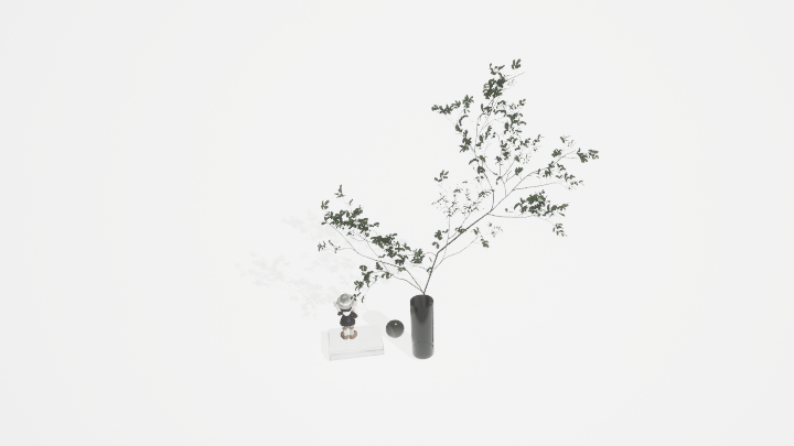 渲染模型_盆栽1027