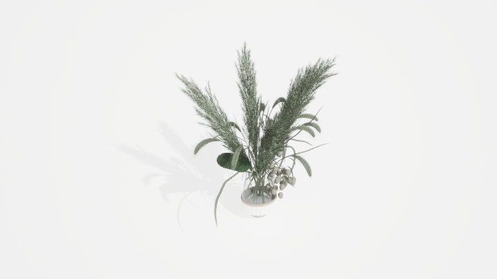 渲染模型_盆栽1033