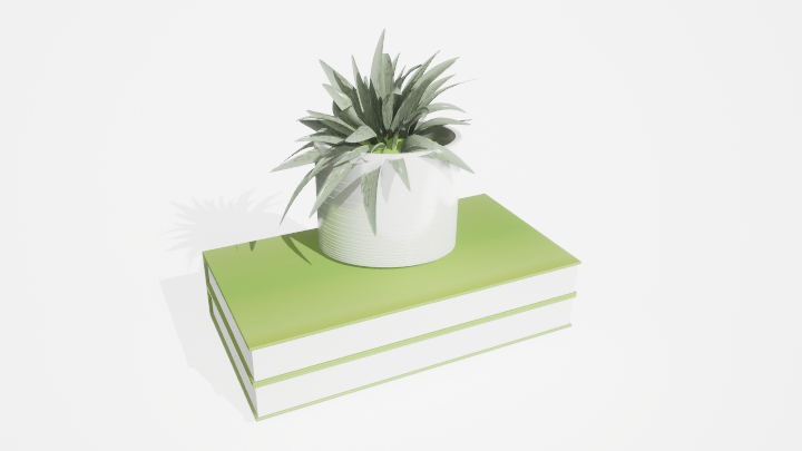 渲染模型_盆栽985