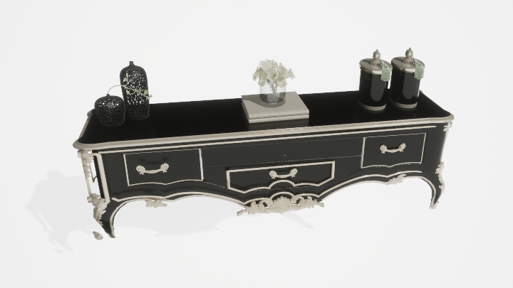 渲染模型_矮柜032