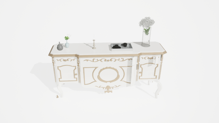 渲染模型_矮柜046