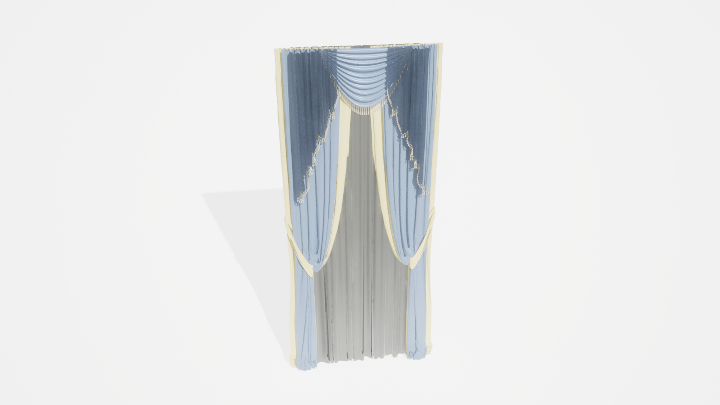 渲染模型_窗帘887