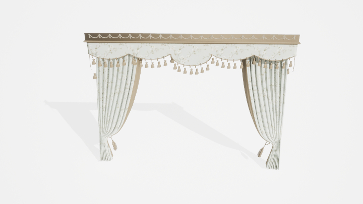 渲染模型_窗帘892