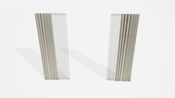 渲染模型_窗帘927